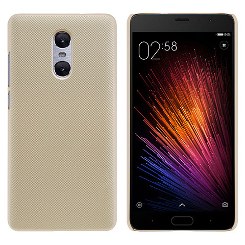 Carcasa Dura Plastico Rigida Perforada para Xiaomi Redmi Pro Oro