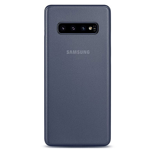 Carcasa Dura Ultrafina Transparente Funda Mate P01 para Samsung Galaxy S10 5G Azul