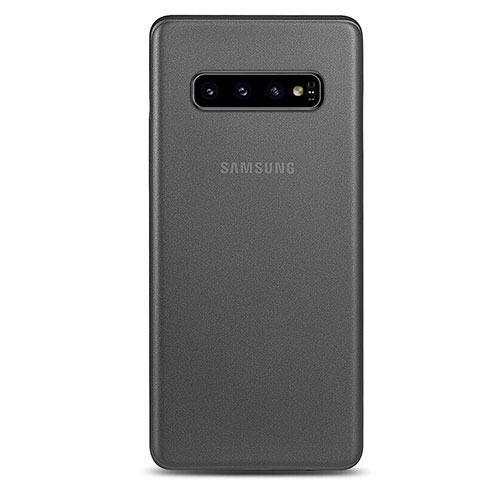 Carcasa Dura Ultrafina Transparente Funda Mate P01 para Samsung Galaxy S10 5G Gris