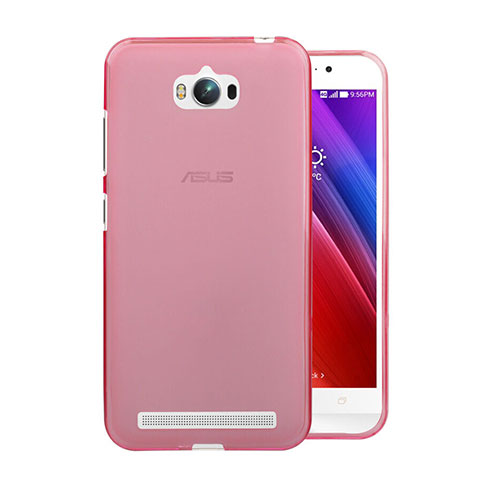 Carcasa Gel Ultrafina Transparente para Asus Zenfone Max ZC550KL Rosa