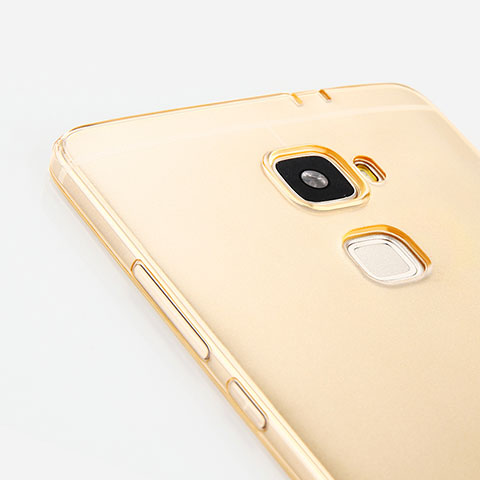 Carcasa Gel Ultrafina Transparente para Huawei Mate S Oro