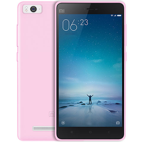 Carcasa Gel Ultrafina Transparente para Xiaomi Mi 4i Rosa