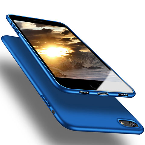 Carcasa Silicona Goma Gel para Apple iPhone 8 Azul