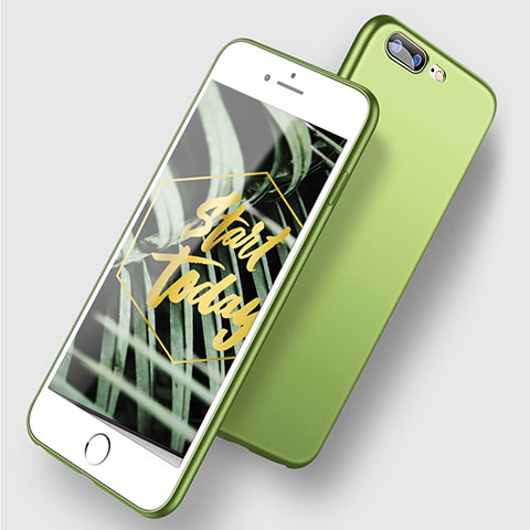 Carcasa Silicona Ultrafina Goma 360 Grados para Apple iPhone 7 Plus Verde