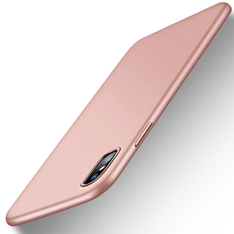 Carcasa Silicona Ultrafina Goma para Apple iPhone X Rosa