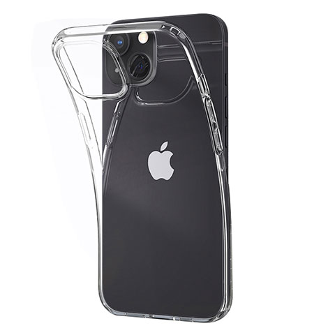 Carcasa Silicona Ultrafina Transparente A02 para Apple iPhone 15 Claro