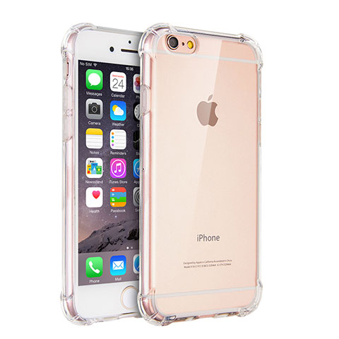 Carcasa Silicona Ultrafina Transparente H04 para Apple iPhone 6 Claro