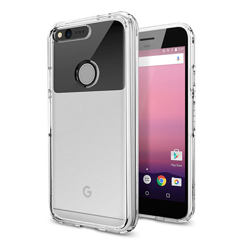 Carcasa Silicona Ultrafina Transparente para Google Pixel Claro