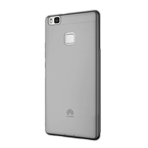 Carcasa Silicona Ultrafina Transparente para Huawei G9 Lite Gris