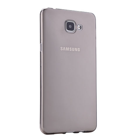 Carcasa Silicona Ultrafina Transparente para Samsung Galaxy A9 Pro (2016) SM-A9100 Gris