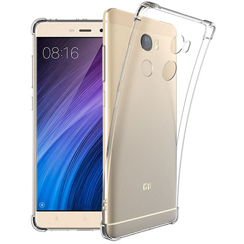 Carcasa Silicona Ultrafina Transparente Q04 para Xiaomi Redmi 4 Standard Edition Claro