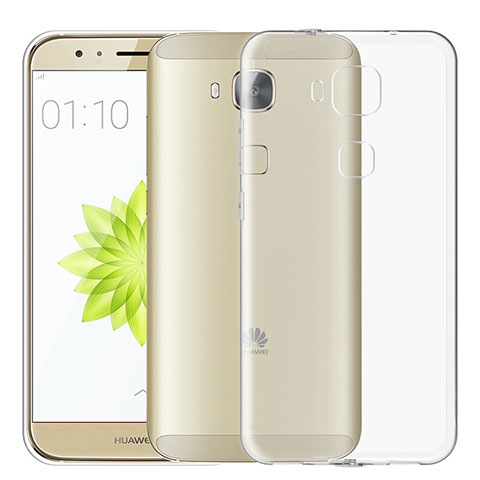 Carcasa Silicona Ultrafina Transparente T02 para Huawei G7 Plus Claro