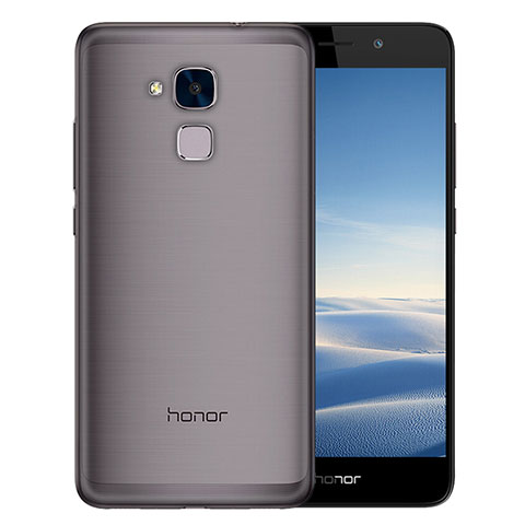 Carcasa Silicona Ultrafina Transparente T02 para Huawei GR5 Mini Gris