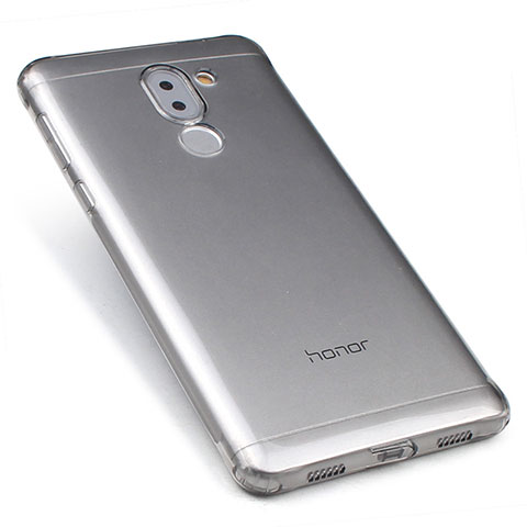 Carcasa Silicona Ultrafina Transparente T02 para Huawei Honor 6X Gris