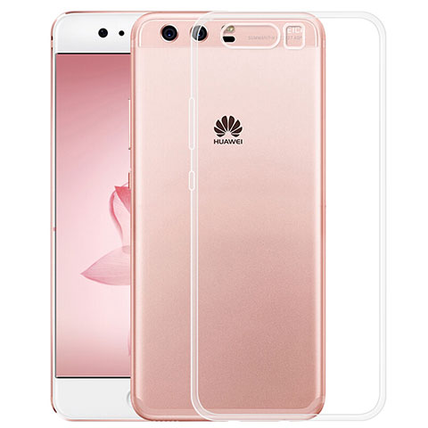 Carcasa Silicona Ultrafina Transparente T02 para Huawei P10 Claro