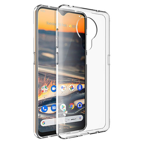 Carcasa Silicona Ultrafina Transparente T02 para Nokia 5.4 Claro