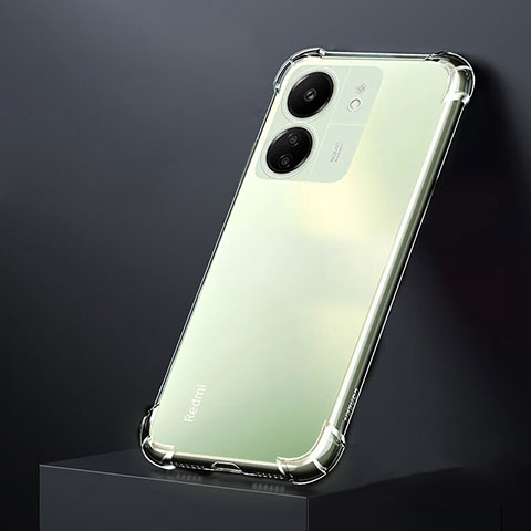 Carcasa Silicona Ultrafina Transparente T02 para Xiaomi Poco C65 Claro