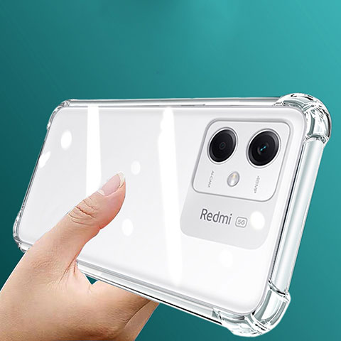 Carcasa Silicona Ultrafina Transparente T02 para Xiaomi Redmi Note 12R Pro 5G Claro