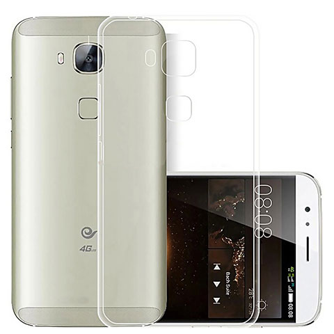 Carcasa Silicona Ultrafina Transparente T03 para Huawei G8 Claro