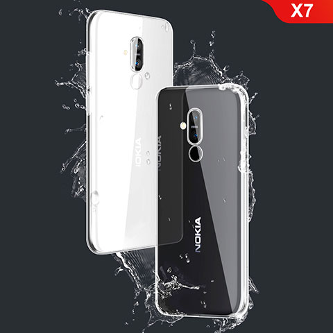 Carcasa Silicona Ultrafina Transparente T03 para Nokia X7 Claro