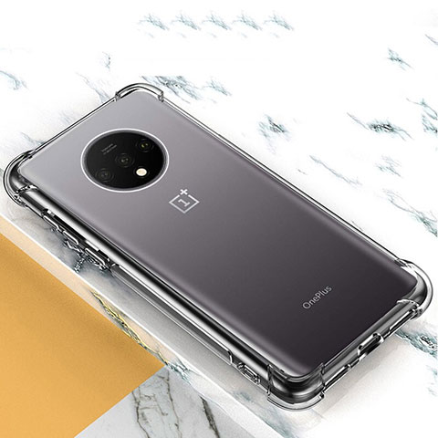 Carcasa Silicona Ultrafina Transparente T03 para OnePlus 7T Claro