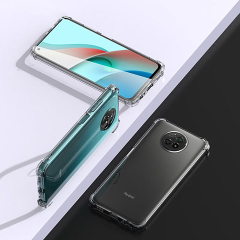 Carcasa Silicona Ultrafina Transparente T03 para Xiaomi Redmi Note 9 5G Claro