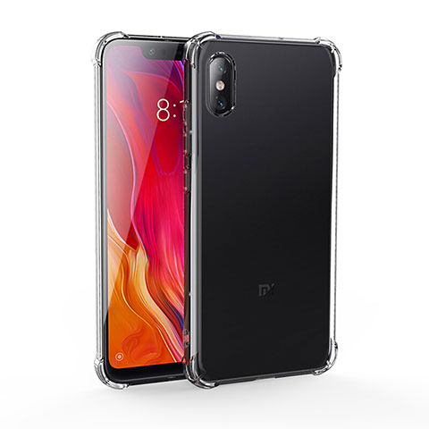 Carcasa Silicona Ultrafina Transparente T04 para Xiaomi Mi 8 Screen Fingerprint Edition Negro