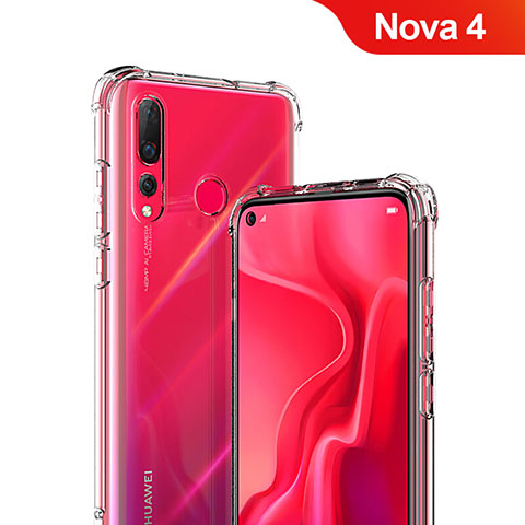 Carcasa Silicona Ultrafina Transparente T05 para Huawei Nova 4 Claro