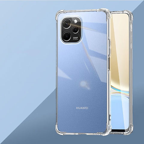 Carcasa Silicona Ultrafina Transparente T05 para Huawei Nova Y61 Claro