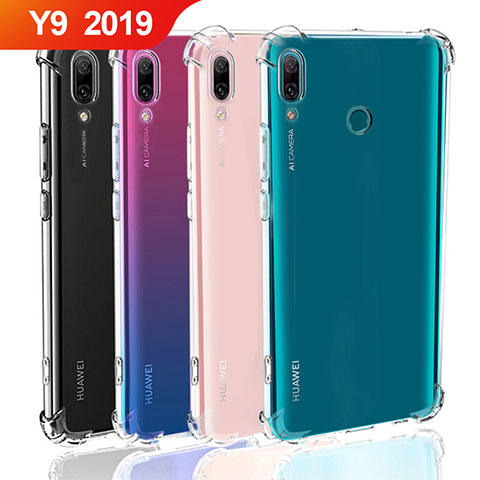 Carcasa Silicona Ultrafina Transparente T05 para Huawei Y9 (2019) Claro