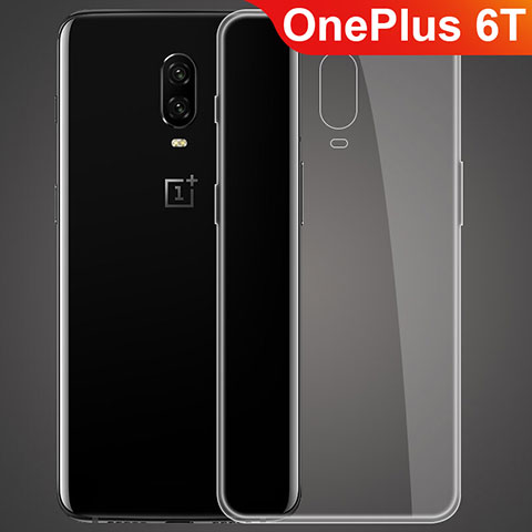 Carcasa Silicona Ultrafina Transparente T05 para OnePlus 6T Claro