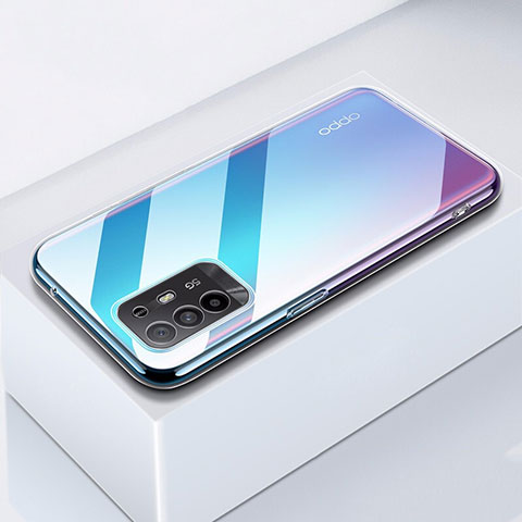 Carcasa Silicona Ultrafina Transparente T05 para Oppo F19 Pro+ Plus 5G Claro