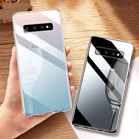 Carcasa Silicona Ultrafina Transparente T05 para Samsung Galaxy S10 Claro