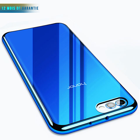 Carcasa Silicona Ultrafina Transparente T07 para Huawei Honor View 10 Azul