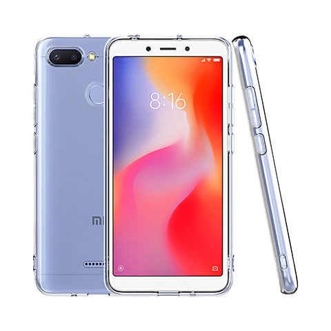 Carcasa Silicona Ultrafina Transparente T08 para Xiaomi Redmi 6 Claro