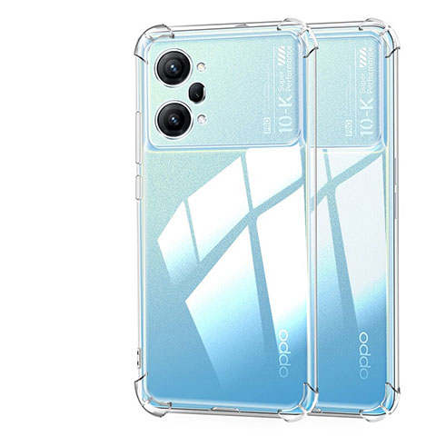 Carcasa Silicona Ultrafina Transparente T09 para Oppo K10 Pro 5G Claro