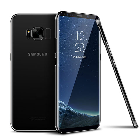 Carcasa Silicona Ultrafina Transparente T09 para Samsung Galaxy S8 Plus Negro