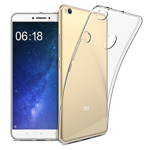 Carcasa Silicona Ultrafina Transparente T09 para Xiaomi Mi Max 2 Claro