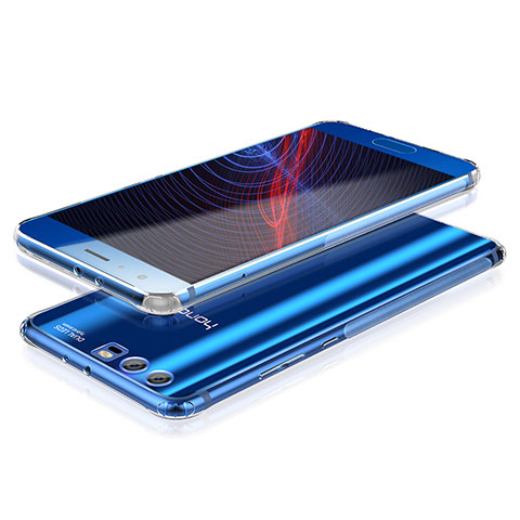 Carcasa Silicona Ultrafina Transparente T10 para Huawei Honor 9 Premium Plata