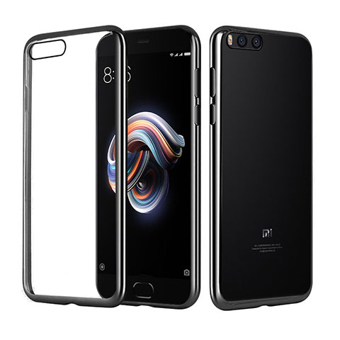 Carcasa Silicona Ultrafina Transparente T10 para Xiaomi Mi Note 3 Negro