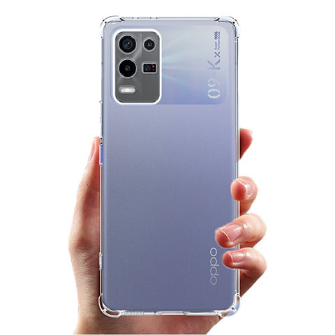 Carcasa Silicona Ultrafina Transparente T11 para Oppo K9X 5G Claro