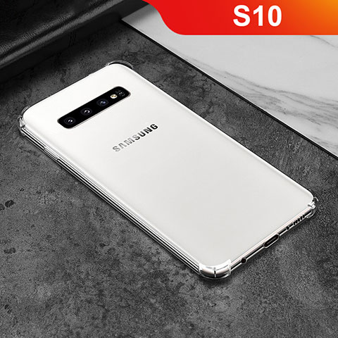 Carcasa Silicona Ultrafina Transparente T11 para Samsung Galaxy S10 Claro