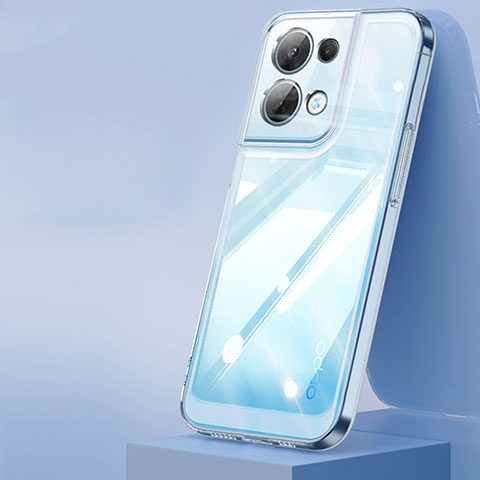 Carcasa Silicona Ultrafina Transparente T12 para Oppo Reno8 Pro+ Plus 5G Claro