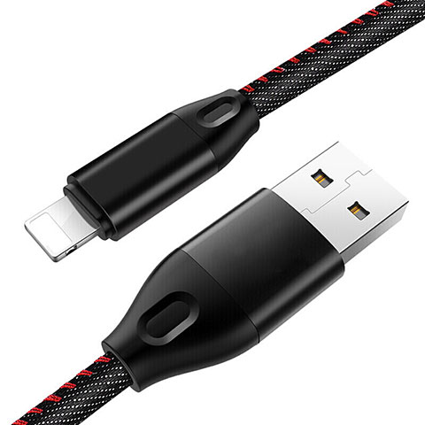 Cargador Cable USB Carga y Datos C04 para Apple iPhone 6 Negro