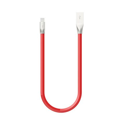 Cargador Cable USB Carga y Datos C06 para Apple iPad Air 4 10.9 (2020) Rojo