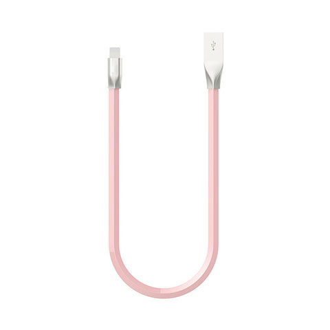 Cargador Cable USB Carga y Datos C06 para Apple iPad Air 4 10.9 (2020) Rosa