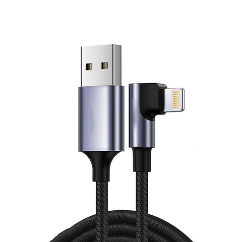 Cargador Cable USB Carga y Datos C10 para Apple New iPad Air 10.9 (2020) Negro