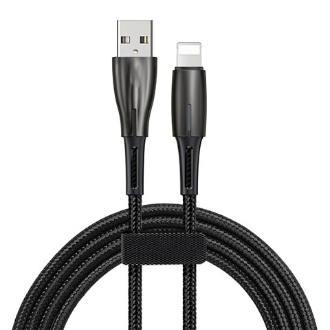 Cargador Cable USB Carga y Datos D02 para Apple iPad New Air (2019) Negro