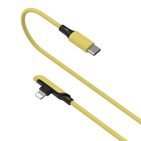 Cargador Cable USB Carga y Datos D10 para Apple iPad Air 10.9 (2020) Amarillo