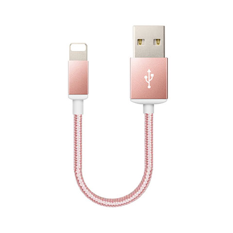 Cargador Cable USB Carga y Datos D18 para Apple iPod Touch 5 Oro Rosa